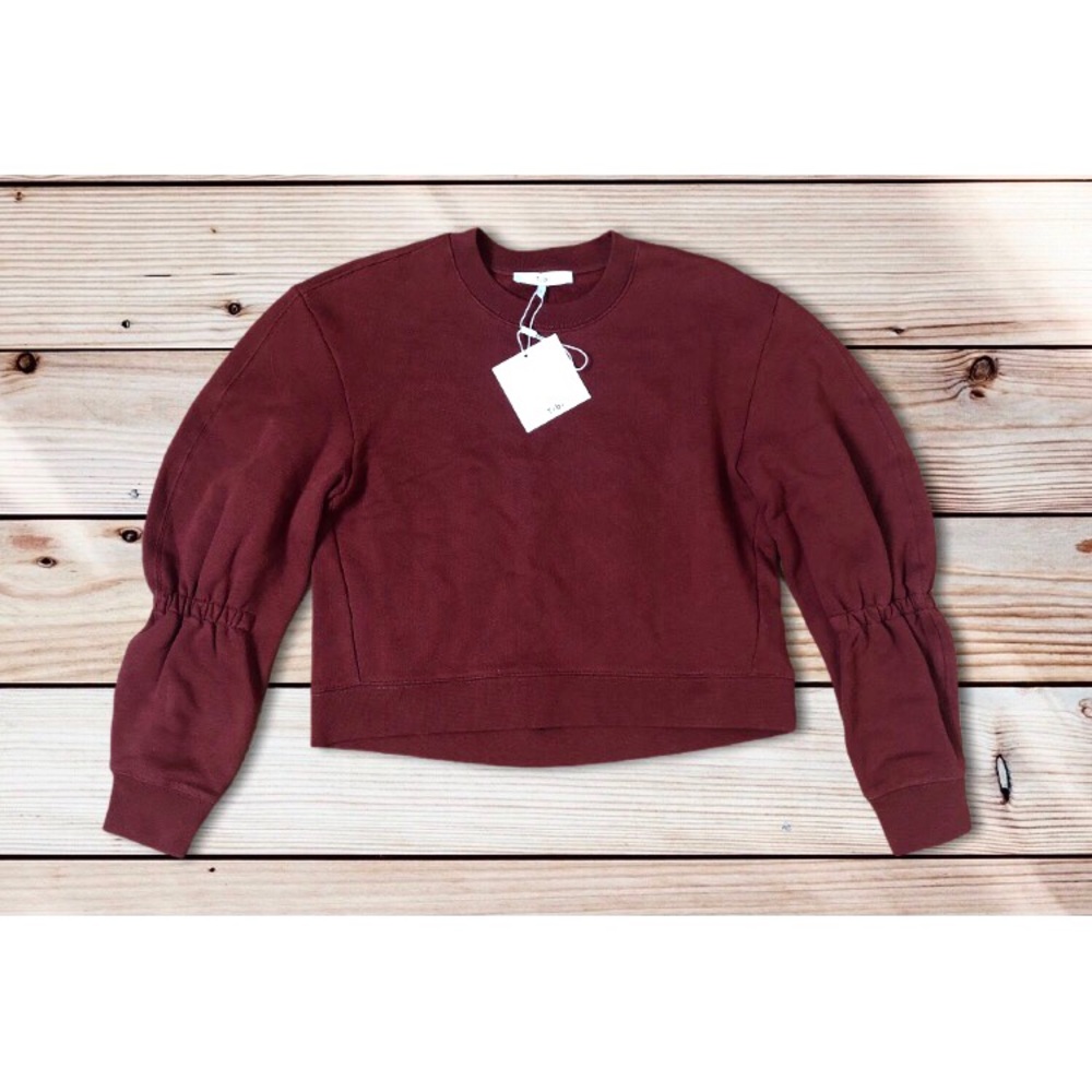 Tibi Sculpted pullover crewneck sweater top used, fair condition. Not new.